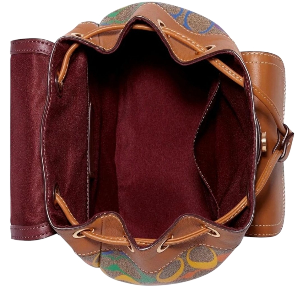 Coach Multicolor Signature Backpack - Picture 5 of 5